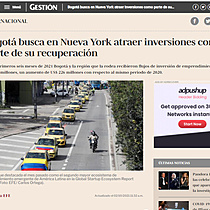 Bogot busca en Nueva York atraer inversiones como parte de su recuperacin